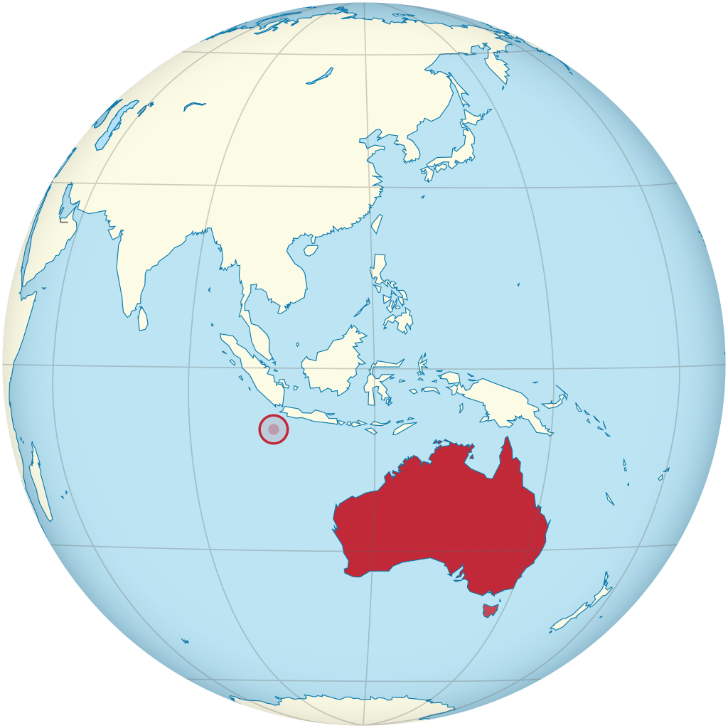 1024px Australia on globe Christmas Island special Southeast Asia centered.svg 1