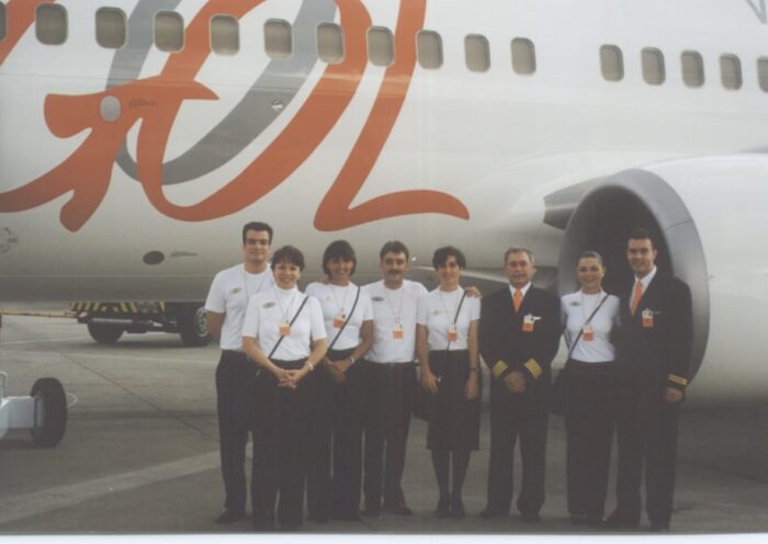 GOL Voo inaugural 15 de janeiro 2001 Boeing 737-700